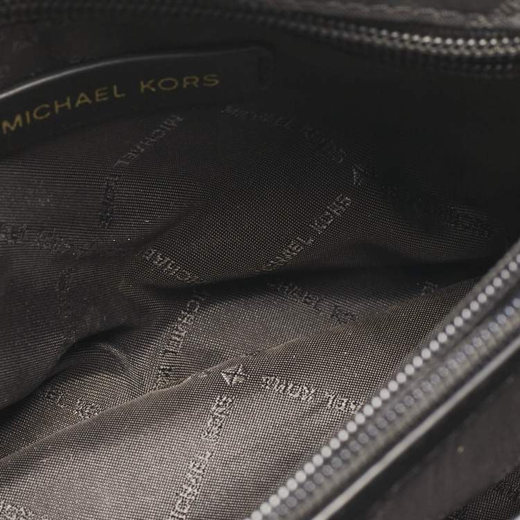 Pre Owned Michael Kors Black Quilted Leather Small Vivianne Flap Shoulder Bag