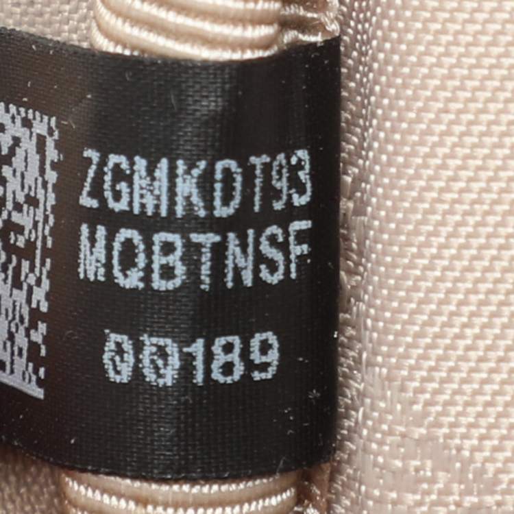 Pre Owned Michael Kors White Signature Coated Canvas Jet Set Travel Camera Crossbody Bag