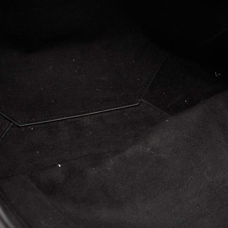 Pre Owned Michael Kors Black Leather Open Tote