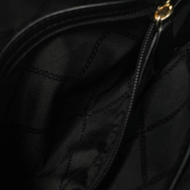 Pre Owned Michael Kors Black Leather Medium Jagger Shoulder Bag