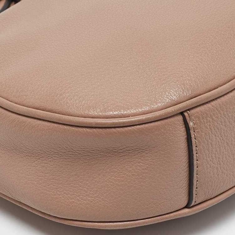 Pre Owned Michael Kors Old Rose Leather Ginny Crossbody Bag