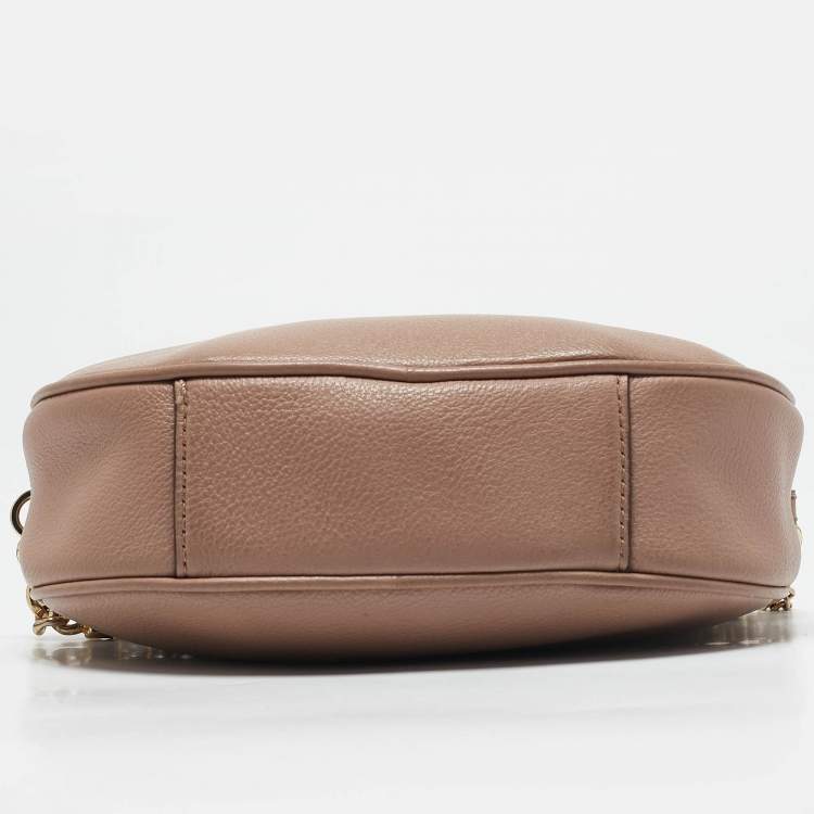 Pre Owned Michael Kors Old Rose Leather Ginny Crossbody Bag