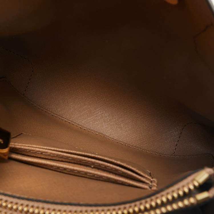 Pre Owned Michael Kors Black Leather Mini Mercer Tote