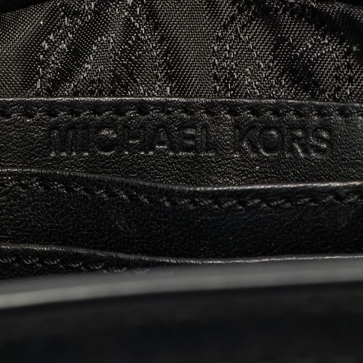 Pre Owned Michael Kors Black Quilted Leather Mini Selma Crossbody Bag