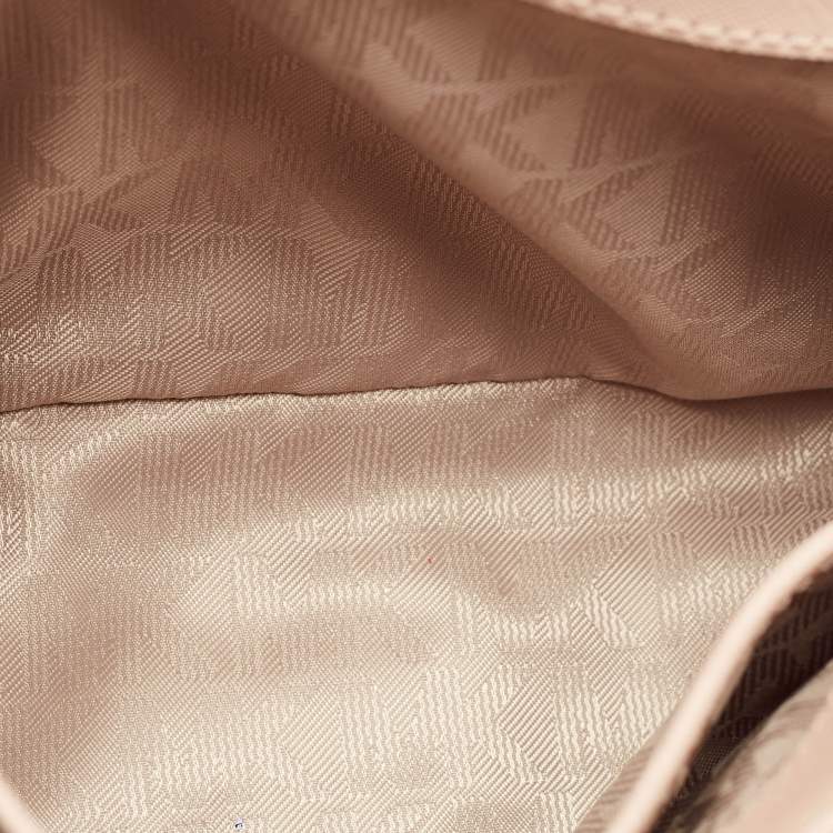 Pre Owned Michael Kors Pink Leather Small Ava Top Handle Bag