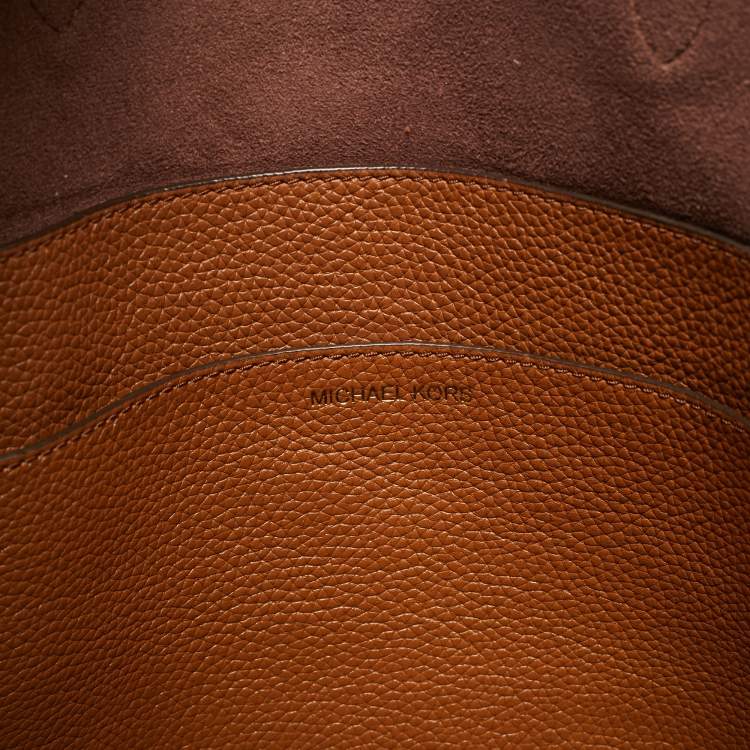 Pre Owned Michael Kors Brown Leather Sinclair Tote