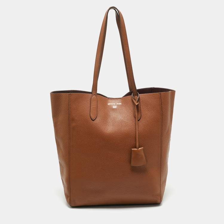 Pre Owned Michael Kors Brown Leather Sinclair Tote