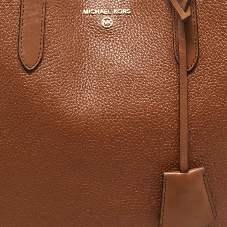 Pre Owned Michael Kors Brown Leather Sinclair Tote