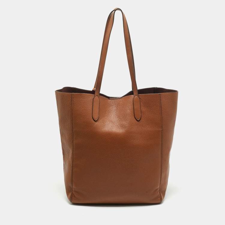 Pre Owned Michael Kors Brown Leather Sinclair Tote