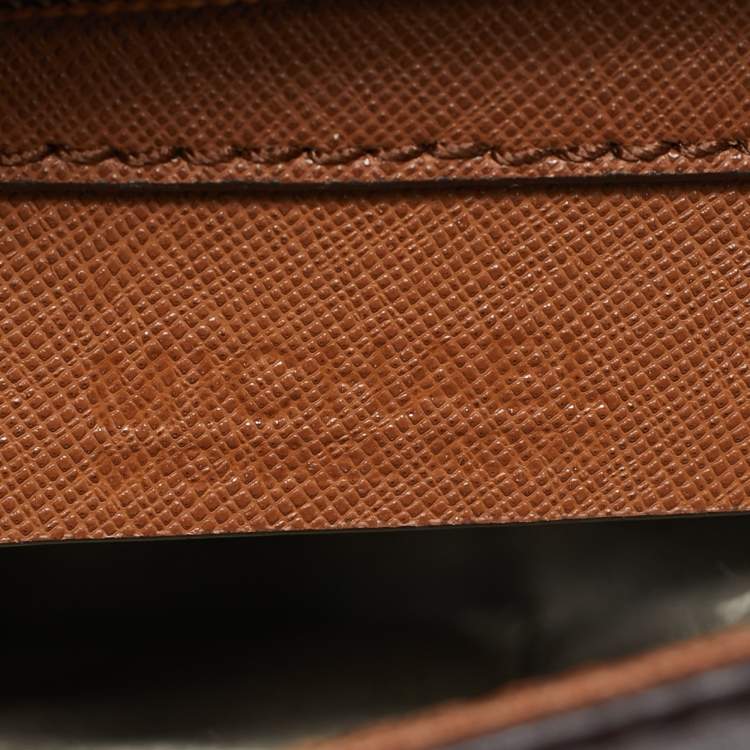 Pre Owned Michael Kors Brown Leather Hamilton Messenger Bag