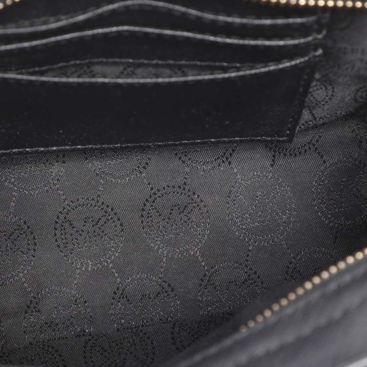 Pre Owned Michael Kors Black Leather Mini Selma Crossbody Bag
