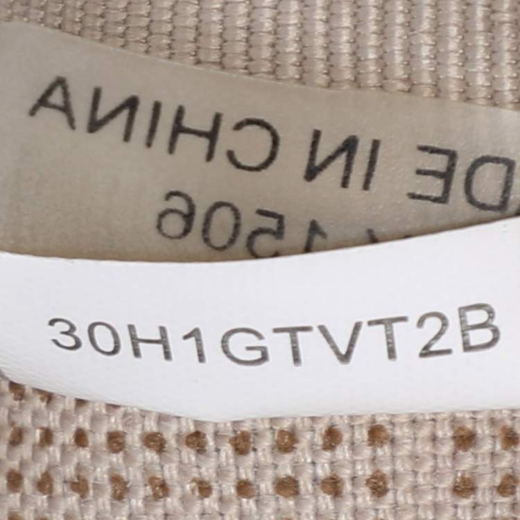 Pre Owned Michael Kors Brown Signature Coated Canvas Jet Set Travel Tote
