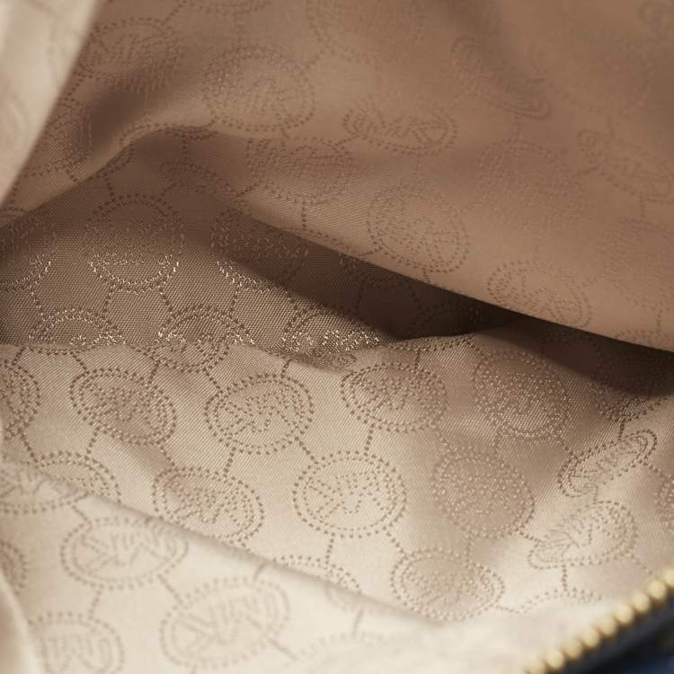 Pre Owned MICHAEL Michael Kors Tricolor Leather Medium Sutton Tote