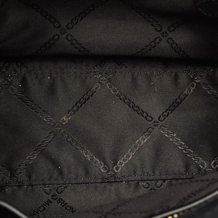 Pre Owned Michael Kors Black Leather Gigi Tote