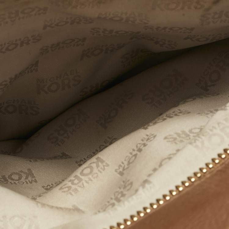 Pre Owned Michael Kors Brown Leather Astrid Tote