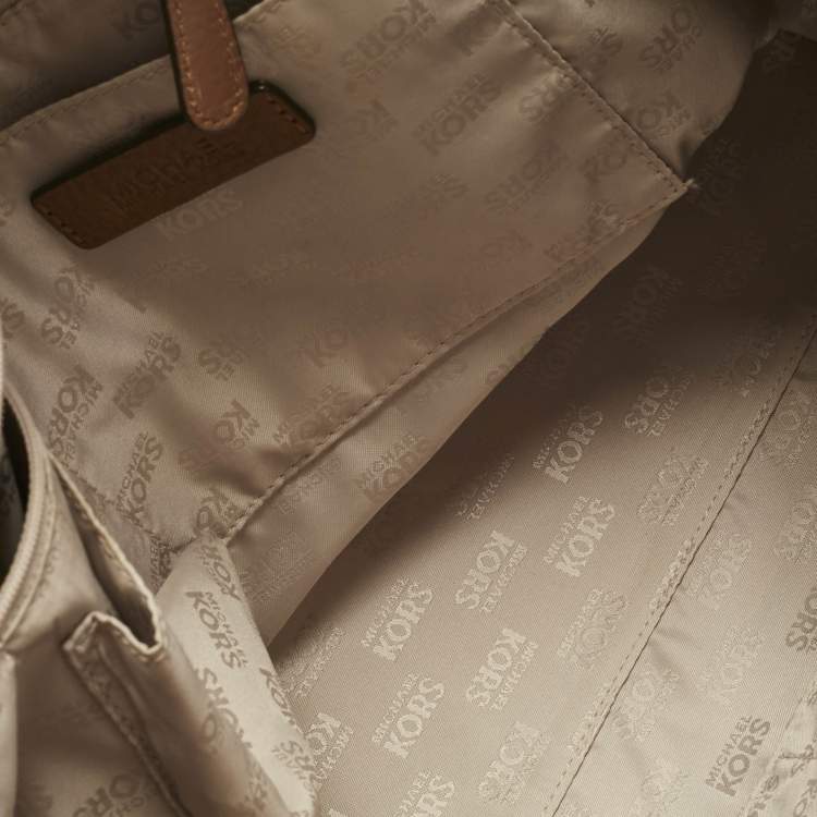 Pre Owned Michael Kors Brown Leather Astrid Tote