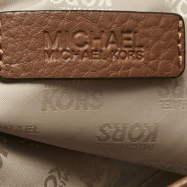 Pre Owned Michael Kors Brown Leather Astrid Tote