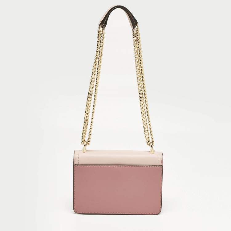 Pre Owned Michael Kors Tricolor Leather Extra Small Heather Shoulder Bag