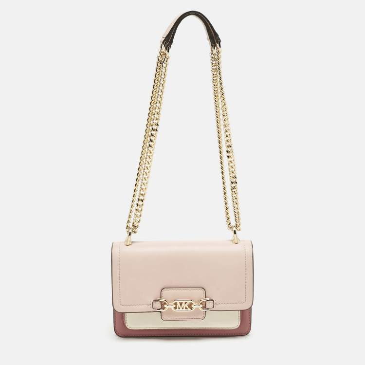 Pre Owned Michael Kors Tricolor Leather Extra Small Heather Shoulder Bag