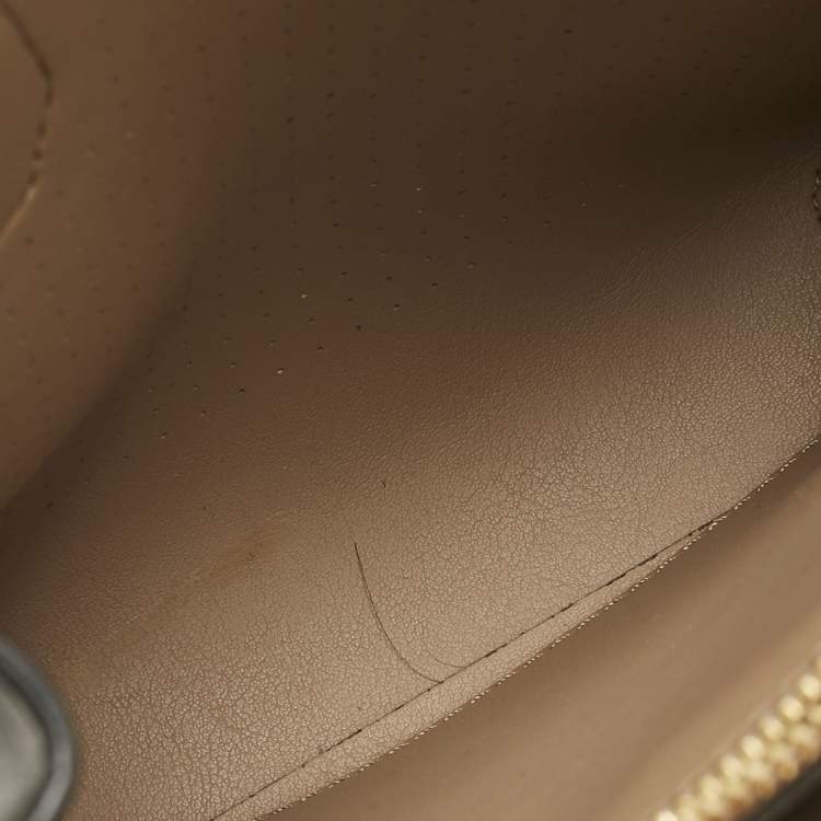 Pre Owned Michael Kors Black Perforated Leather Small Mercer Tote