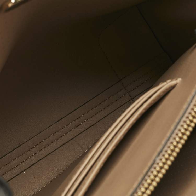 Pre Owned Michael Kors Black Perforated Leather Small Mercer Tote