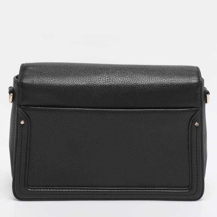 Pre Owned Michael Kors Black Leather Medium Jessie Shoulder Bag