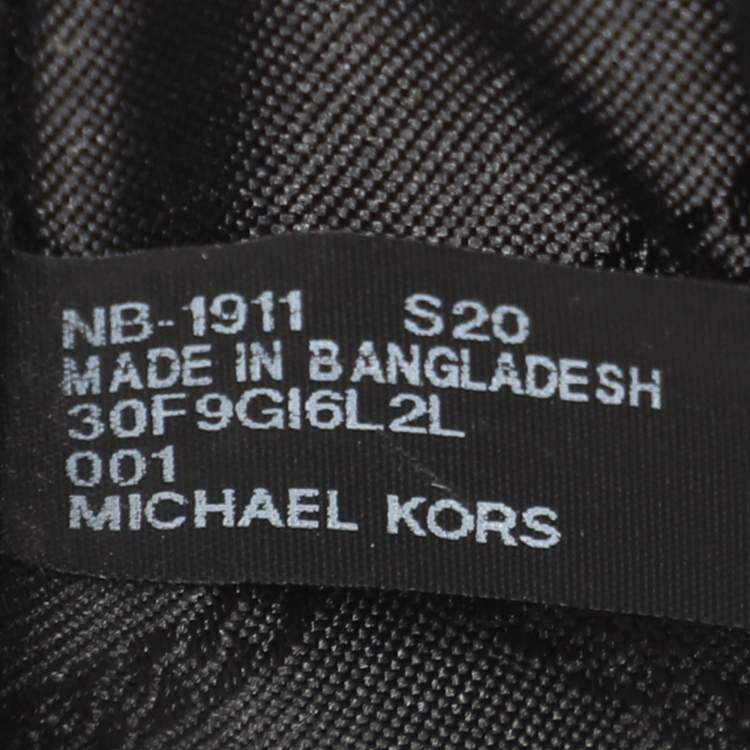 Pre Owned Michael Kors Black Leather Medium Jessie Shoulder Bag