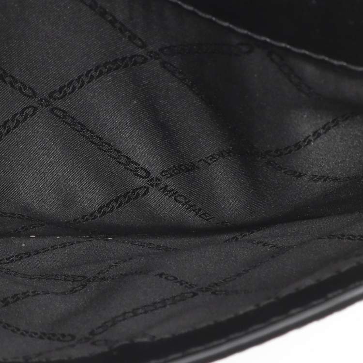 Pre Owned Michael Kors Black Leather Medium Jessie Shoulder Bag