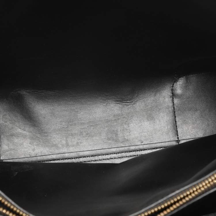 Pre Owned Michael Kors Black Leather Large Mercer Gallery Tote