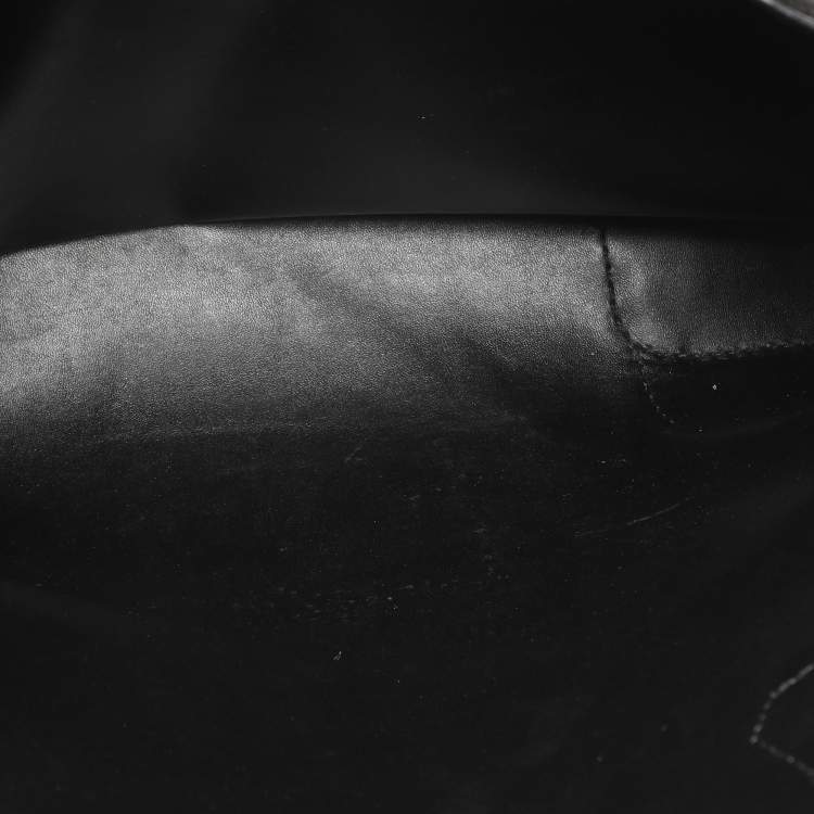 Pre Owned Michael Kors Black Leather Large Mercer Gallery Tote