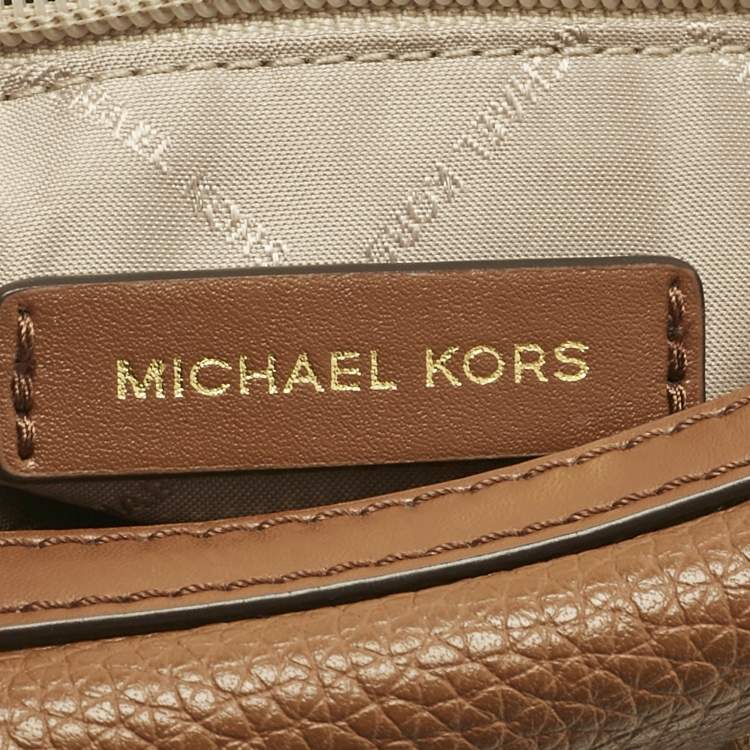 Pre Owned Michael Kors Brown Leather Small Ginger Satchel