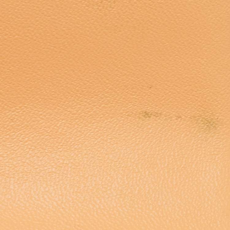 Pre Owned Michael Kors Cream/Black Python Embossed Leather Large Soho Shoulder Bag