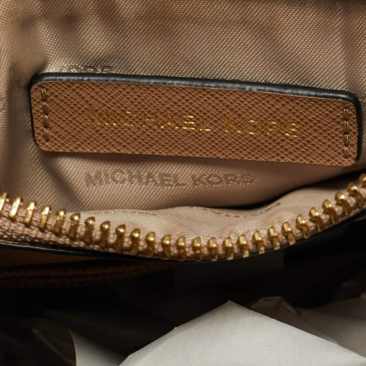 Pre Owned Michael Kors Black Leather Small Mercer Tote