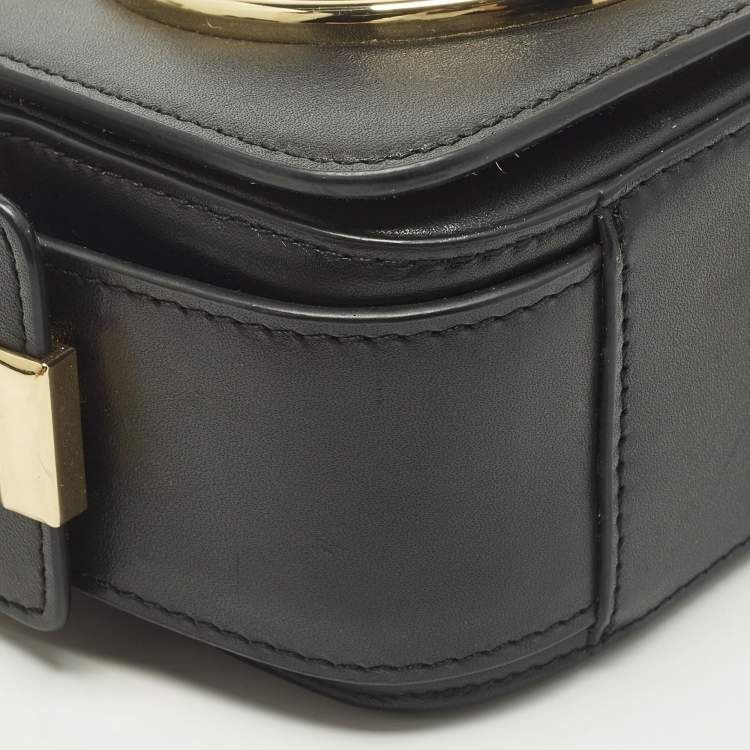 Pre Owned Michael Kors Scout Black Leather Camera Bag