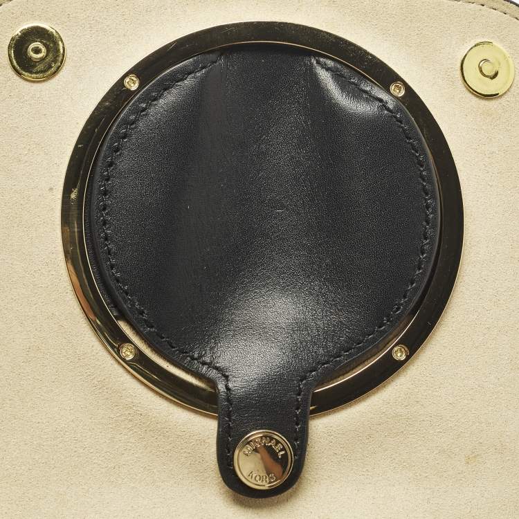 Pre Owned Michael Kors Scout Black Leather Camera Bag