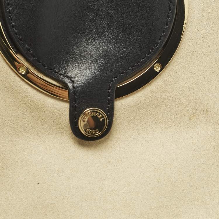 Pre Owned Michael Kors Scout Black Leather Camera Bag