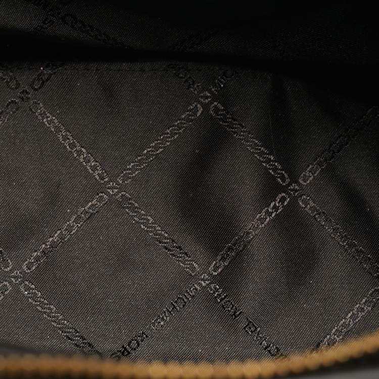 Pre Owned Michael Kors Avril Small Black Leather Satchel