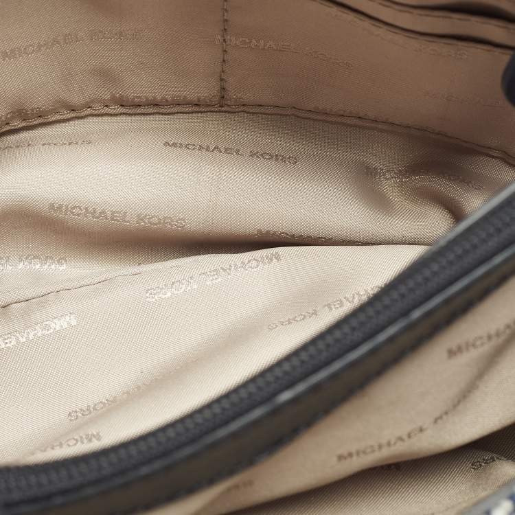 Pre Owned Michael Kors Sloan Navy Blue Quilted Tweed Shoulder Bag