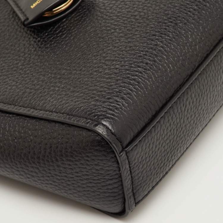 مملوكة مسبقًا Michael Kors Sinclair Extra Small Black Leather Crossbody Tote