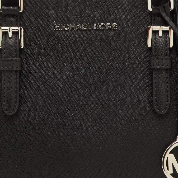 Pre Owned Michael Kors Ciara Black Leather Satchel