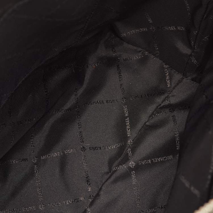 Pre Owned Michael Kors Ciara Black Leather Satchel