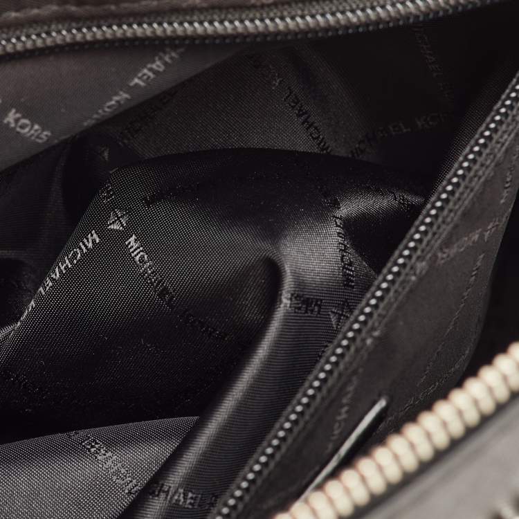 Pre Owned Michael Kors Ciara Black Leather Satchel