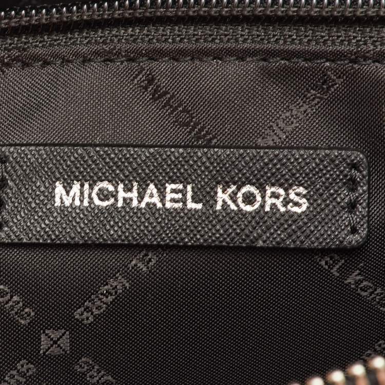 Pre Owned Michael Kors Ciara Black Leather Satchel