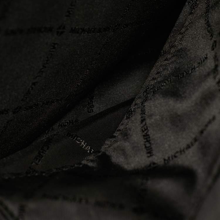 Pre Owned Michael Kors Jaycee Medium Black Leather Backpack