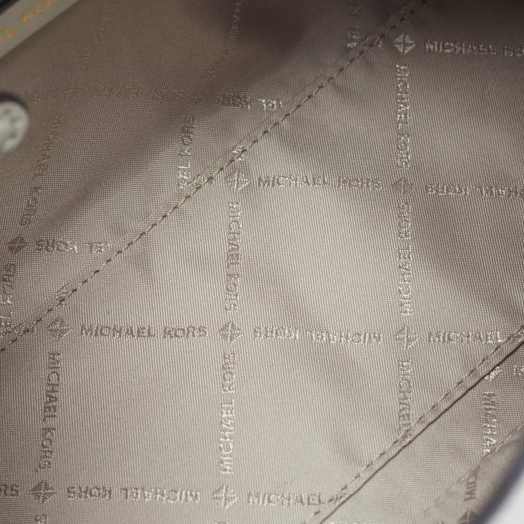 Pre Owned Michael Kors Joan Medium Off White Leather Shoulder Bag