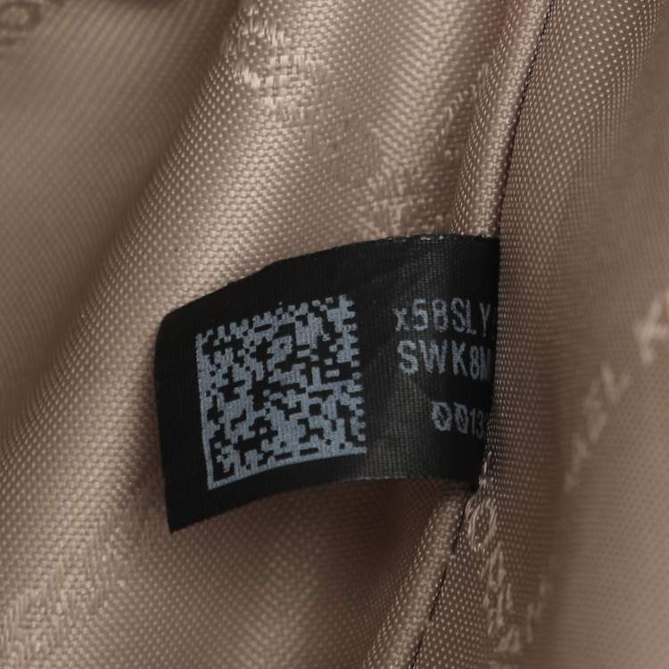 Pre Owned Michael Kors Sullivan Small Beige/Brown Saffiano Leather Tote