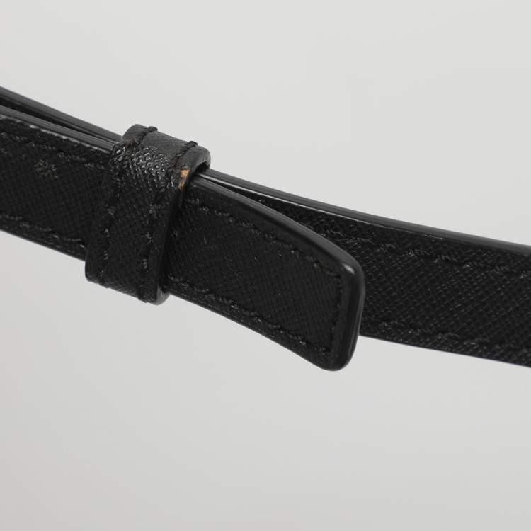 Pre Owned Michael Kors Ava Medium Black Saffiano Leather Top Handle Bag