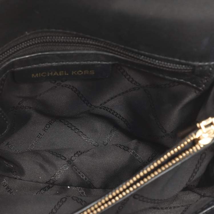 Pre Owned Michael Kors Whitney Medium Black Quilted Leather Shoulder Bag