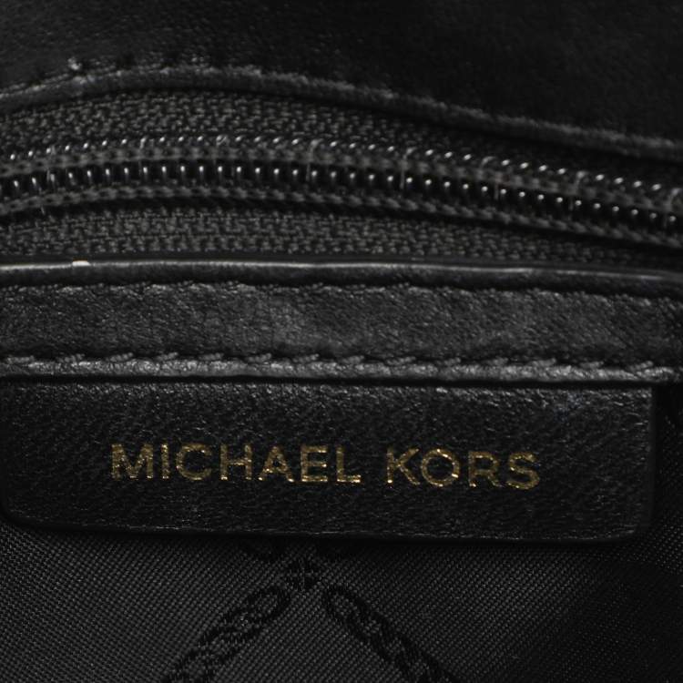 Pre Owned Michael Kors Whitney Medium Black Quilted Leather Shoulder Bag