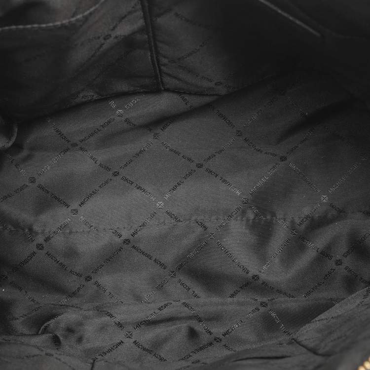 Pre Owned Michael Kors Ciara Black Leather Satchel